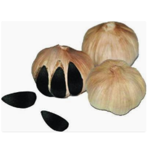 schwarzer Knoblauch einzelne Solo-Gewürznelke schwarzer Knoblauch